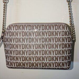 Donna Karan New York crossbody logo print bag